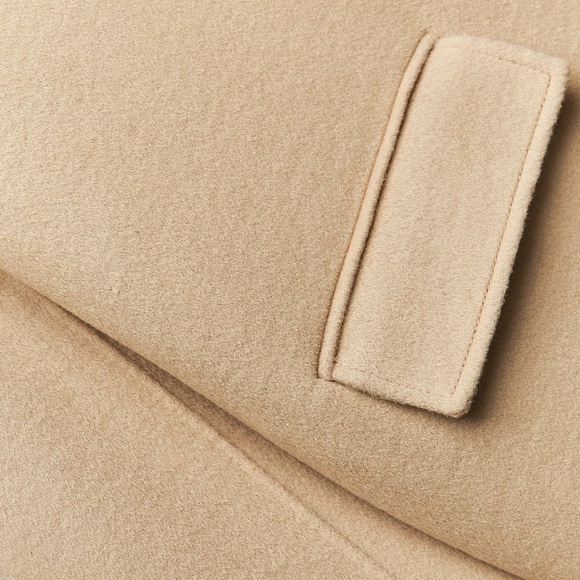 DOUBLE FACED WOOL BLEND COAT ZW COLLECTION - Picture 7 of 7